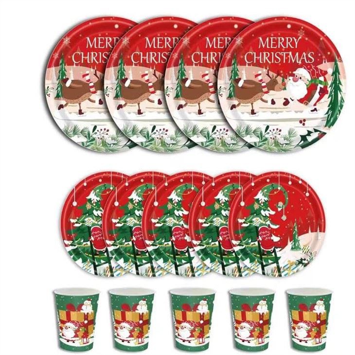 china christmas paper plates manufacture