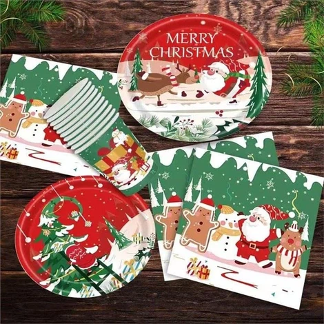 china christmas paper plates manufacture