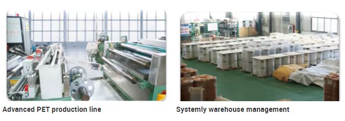 china clear pet roll supplier