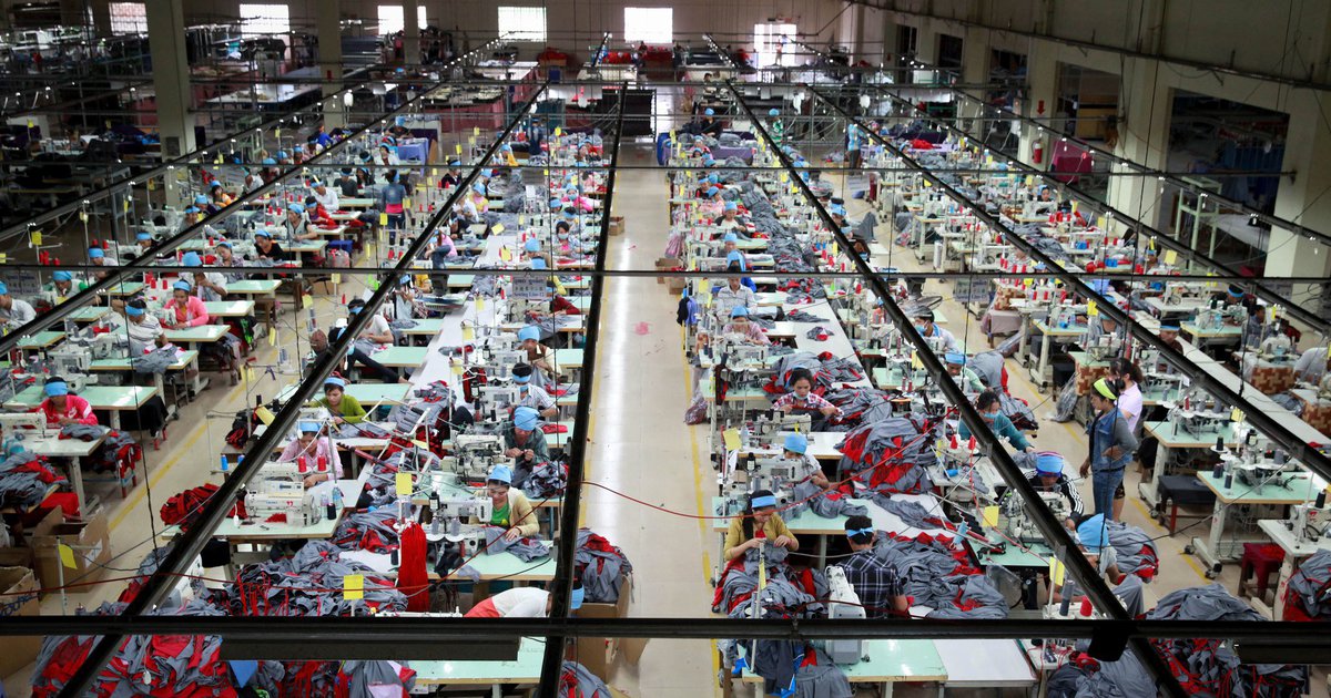 china clothing factory conditions