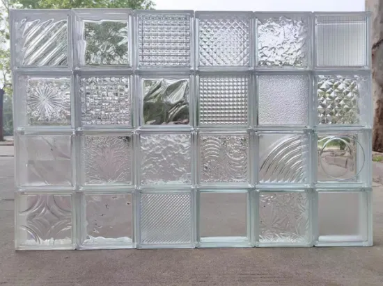 china colored glass block factory China Factory