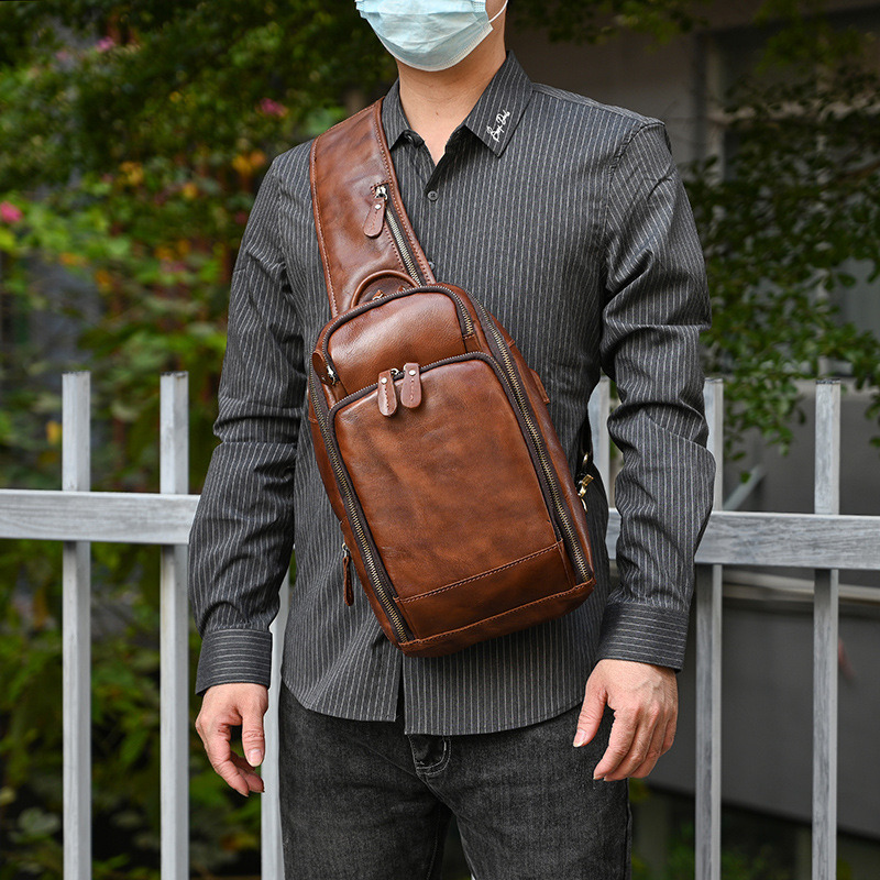china crossbody chest bag men's factory