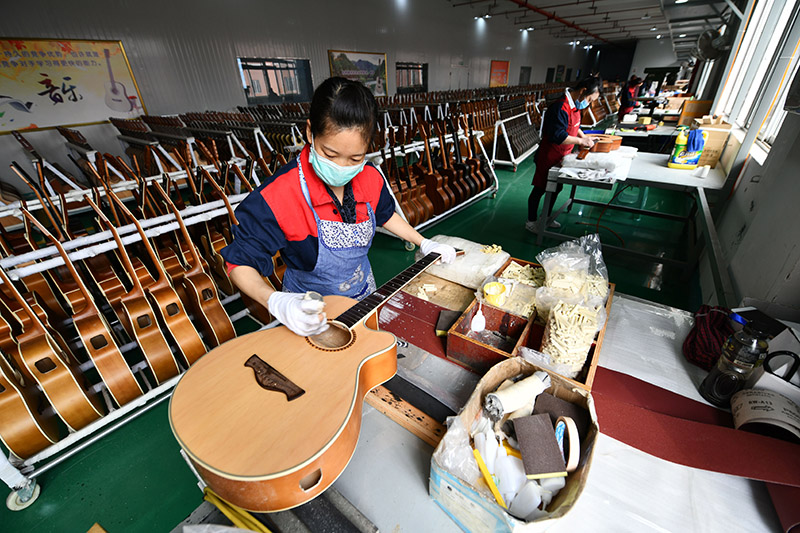 china custom guitar factory