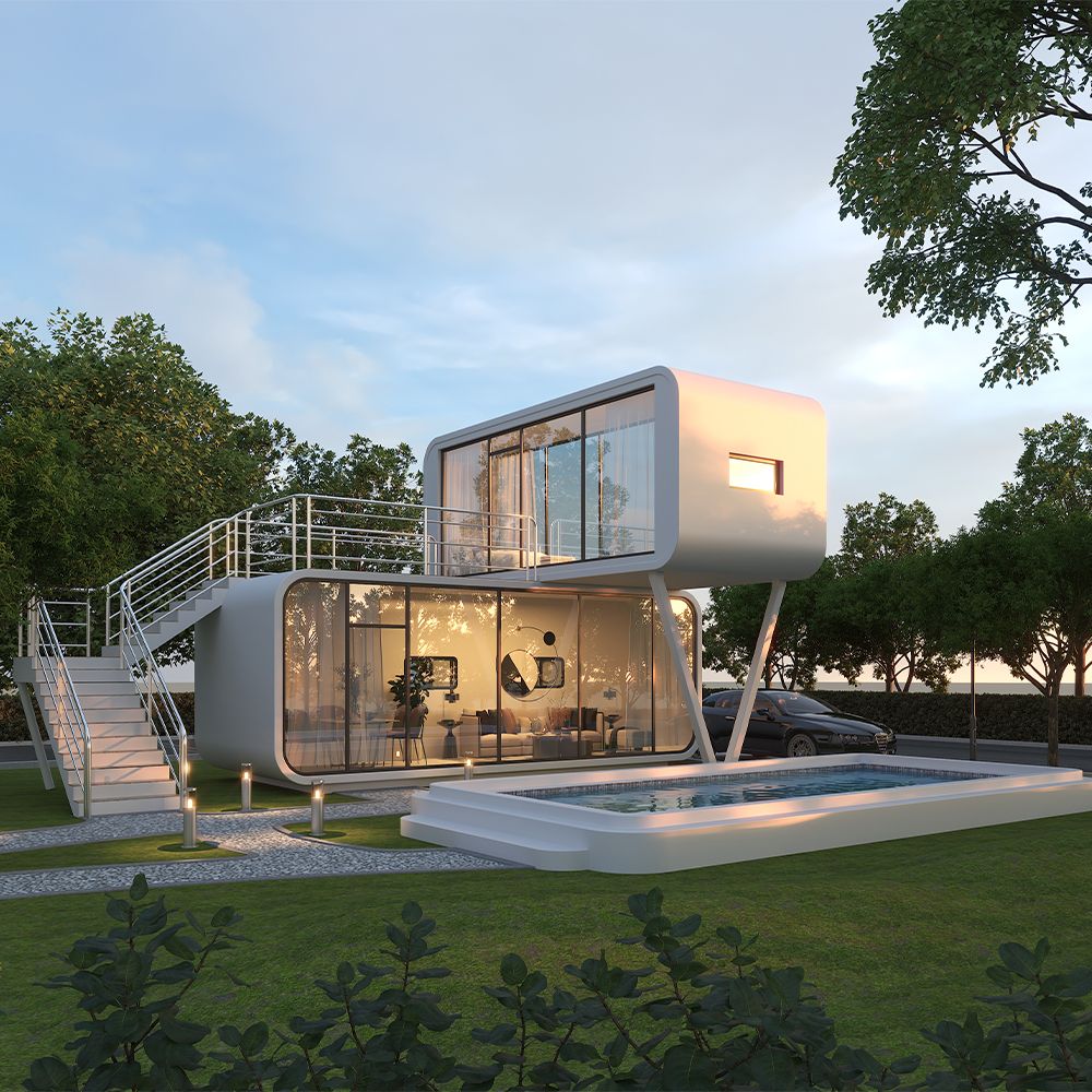 china customized 2 story manufactured homes