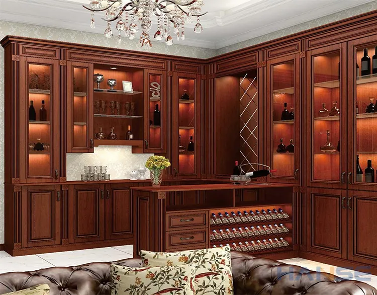 china customized oem wooden liquor cabinet factory China Factory