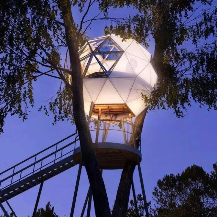 china customized prefab minimalist tree house oem China Factory