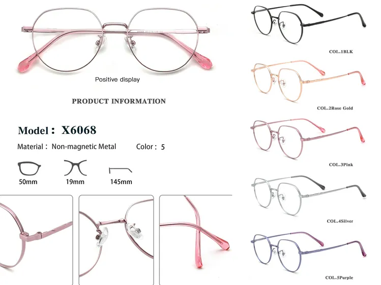 china designed lady spectale glasses manufacturers