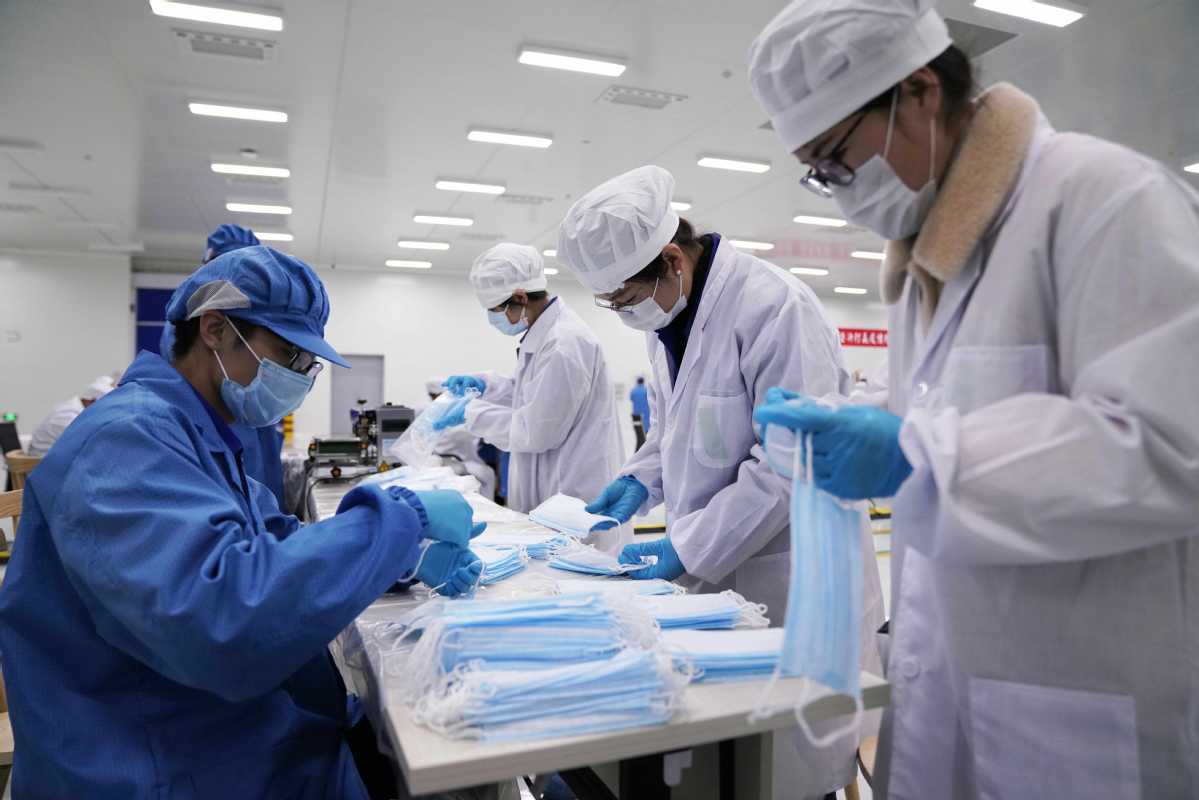 china disposable face mask factory