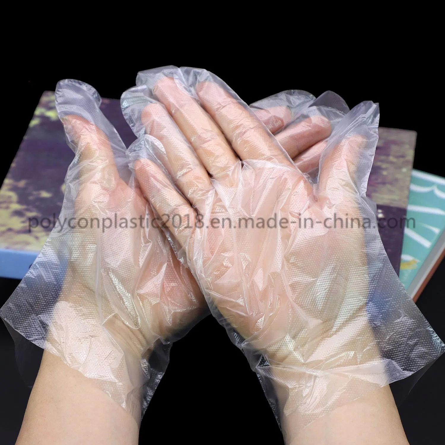 china disposable plastic pe gloves manufacturer