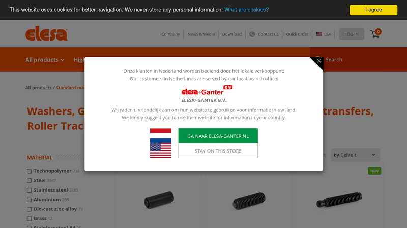 Standard machine parts