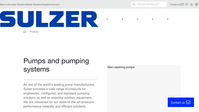 Pumps and pumping systems - Sulzer
