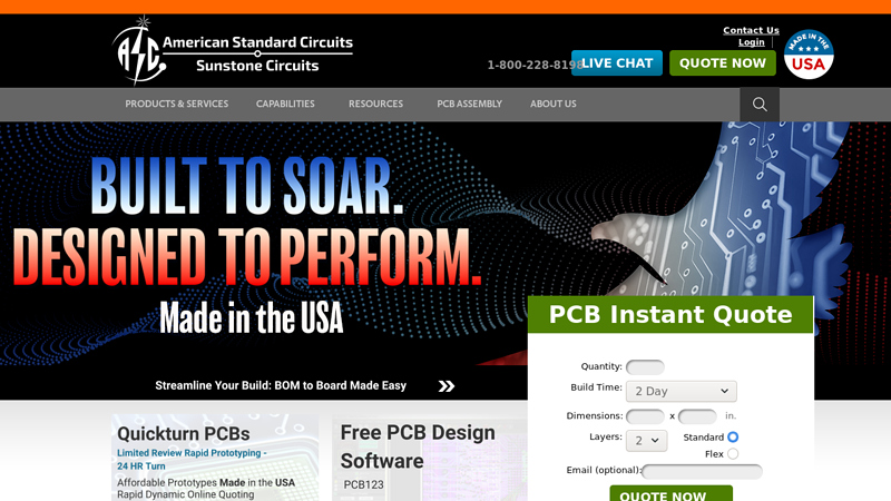 Sunstone Circuits Printed Circuit Boards