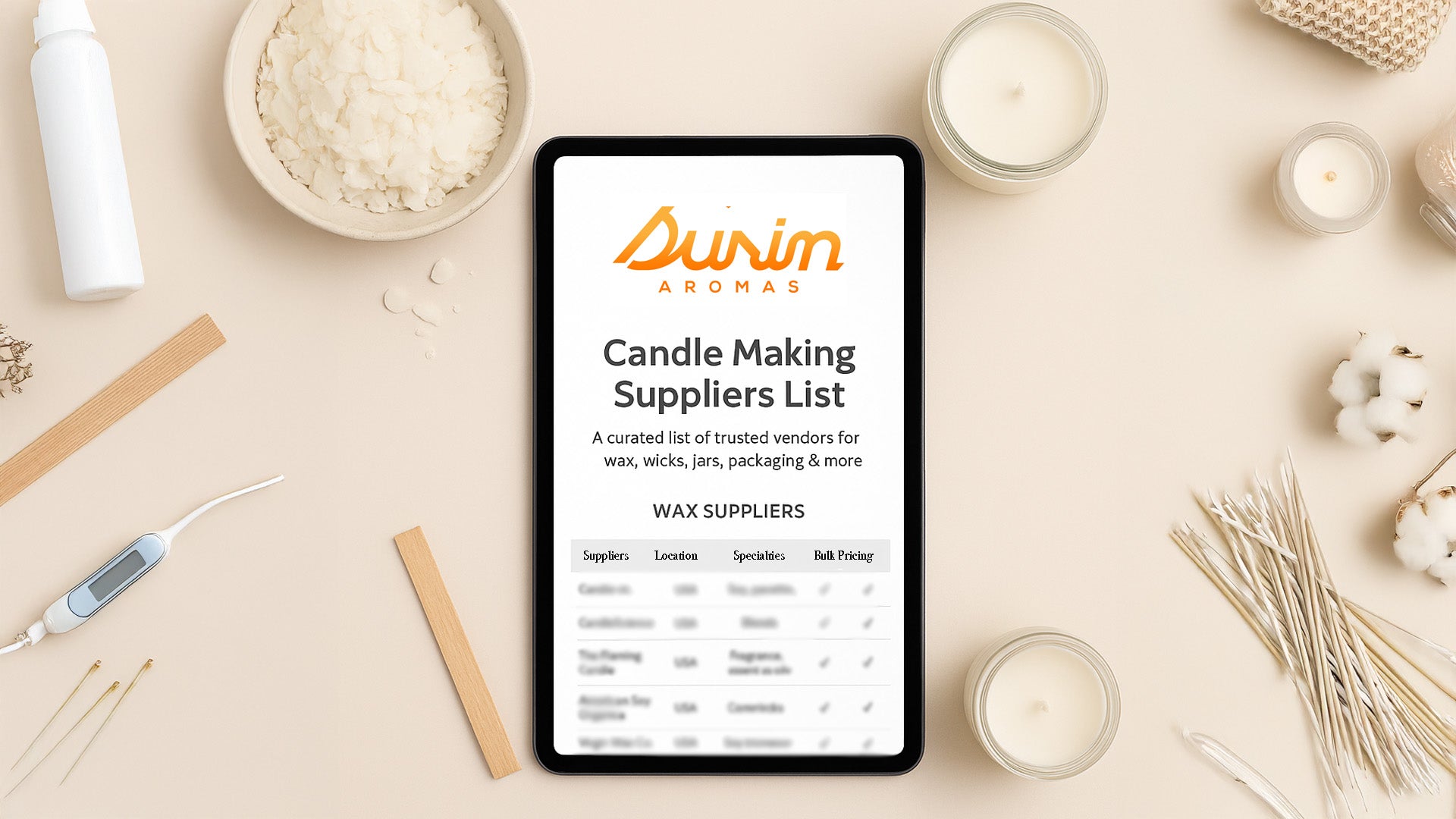 Suppliers By State List