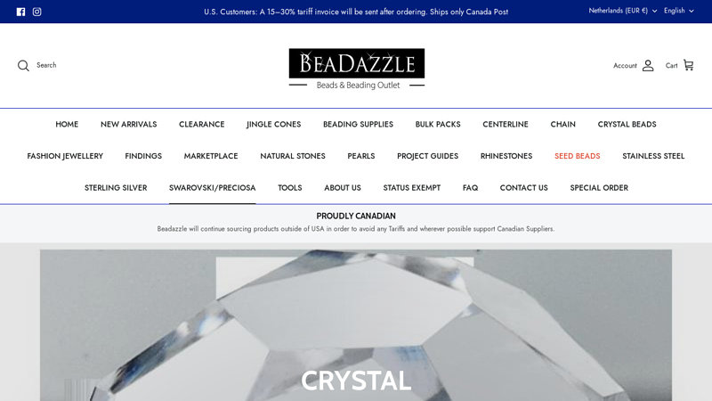 SWAROVSKI and Preciosa Crystals, Beads and Pearls at Beadazzle ...