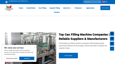 Top Can Filling Machine Companies | Reliable Manufacturers 2025