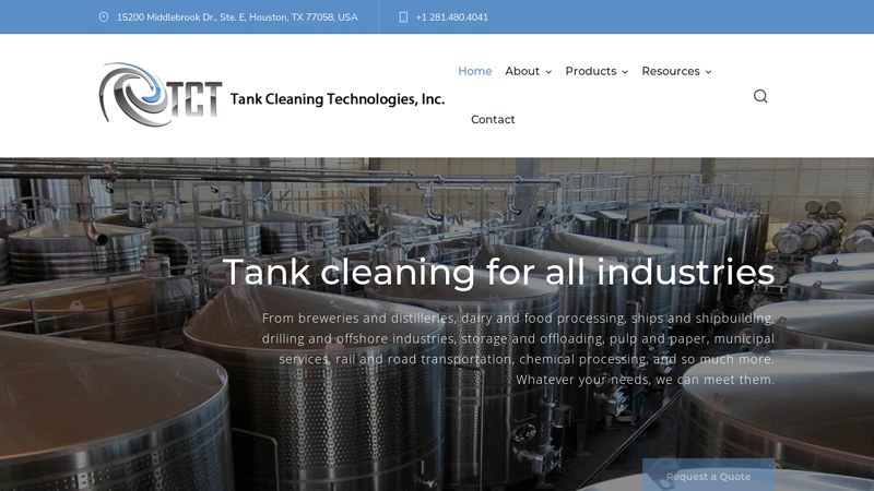 Tank Cleaning Technologies