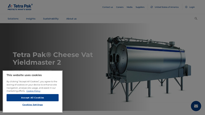 Tetra Pak® Cheese Vat Yieldmaster 2