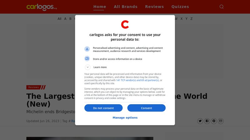 The Largest Tire Manufacturers in the World (New)