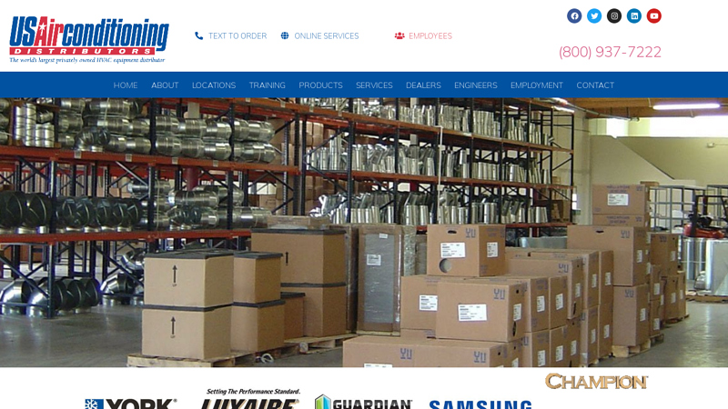 US Air Conditioning Distributors California Arizona Nevada Idaho Utah