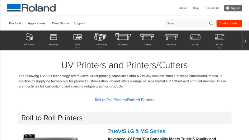 UV Printers and Printer/Cutters