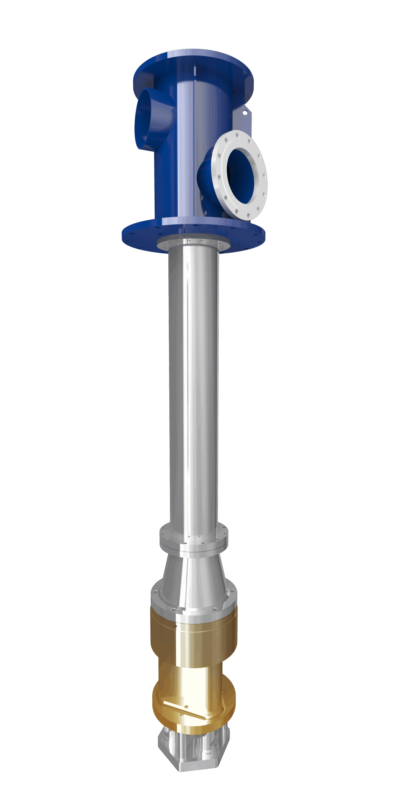 Illustrative example of vertical centrifugal pump from Google Search