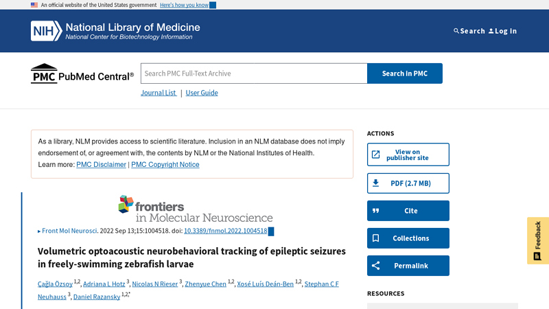 Volumetric optoacoustic neurobehavioral tracking of epileptic ...