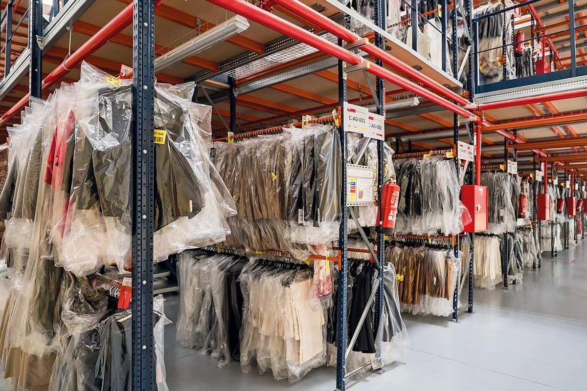 Warehouse Clothing Racks for Industrial Storage