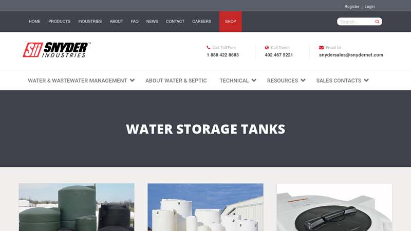 Water Storage Tanks