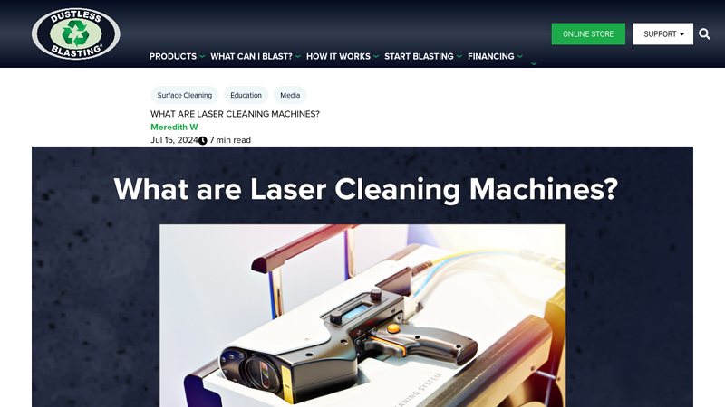 What are Laser Cleaning Machines?