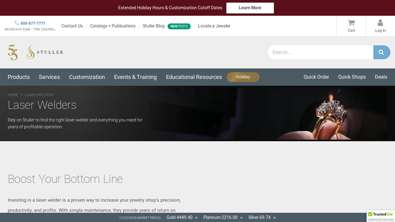 What is the best laser welder for jewelry?