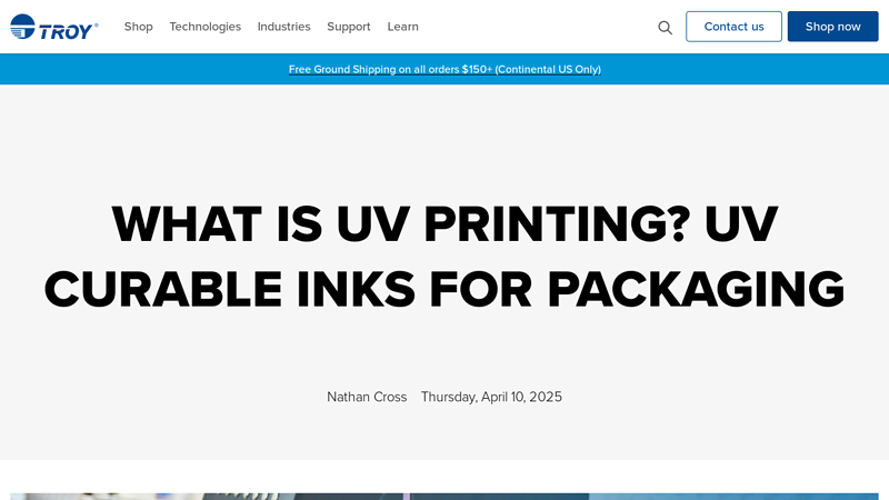 What is UV Printing? UV Curable Inks for Packaging