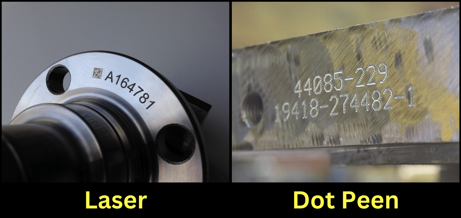 When To Use Pin Marking Vs. Laser Marking industry insight