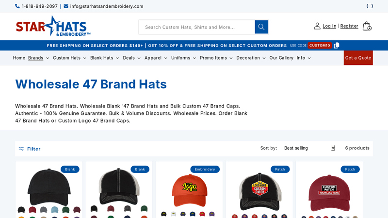 Wholesale 47 Brand Hats