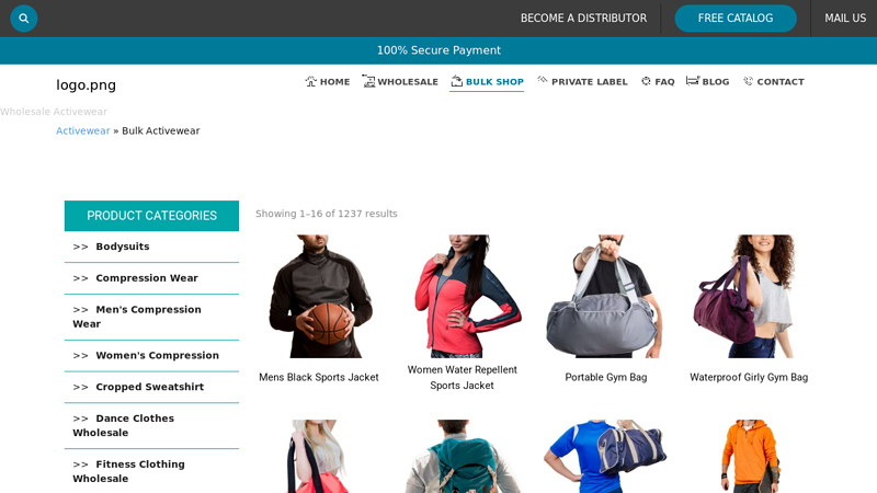 Wholesale Athletic Apparel Distributor and Manufacturer