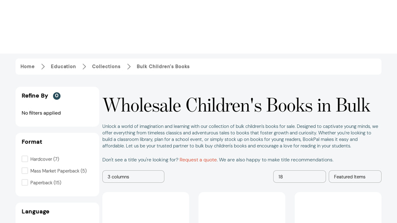 Wholesale Children's Books in Bulk