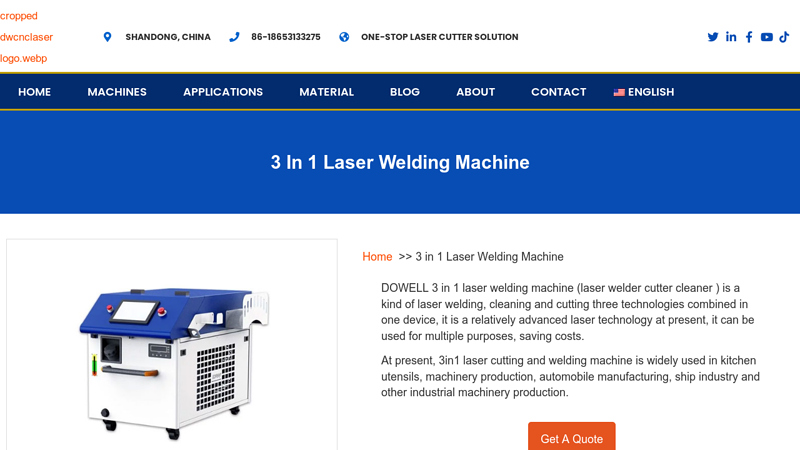 Wholesale China 3 in 1 Laser Welding Machine Manufacturers