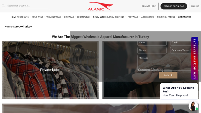 Wholesale Clothing Manufacturer Turkey