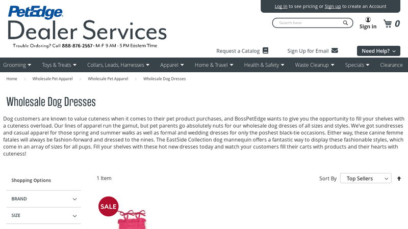 Wholesale Dog Dresses