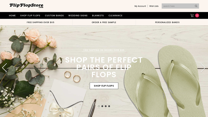 Wholesale Flip Flops for Weddings & Parties