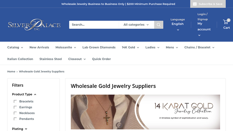 Wholesale Gold Jewelry Suppliers