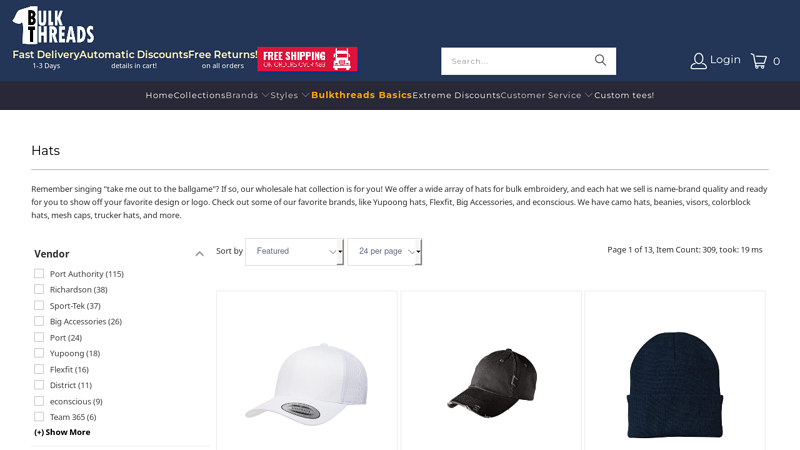 Wholesale Hats Collection