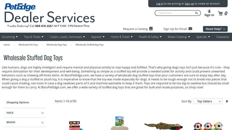 Wholesale Stuffed Dog Toys