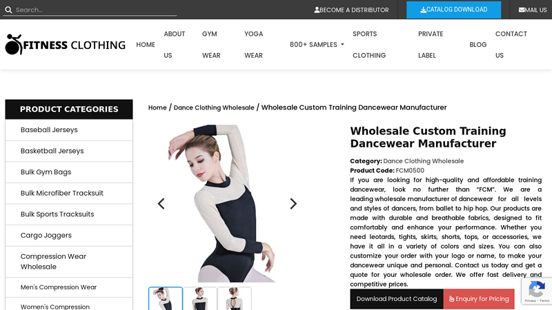 Wholesale Training Dancewear Manufacturer in USA, Canada