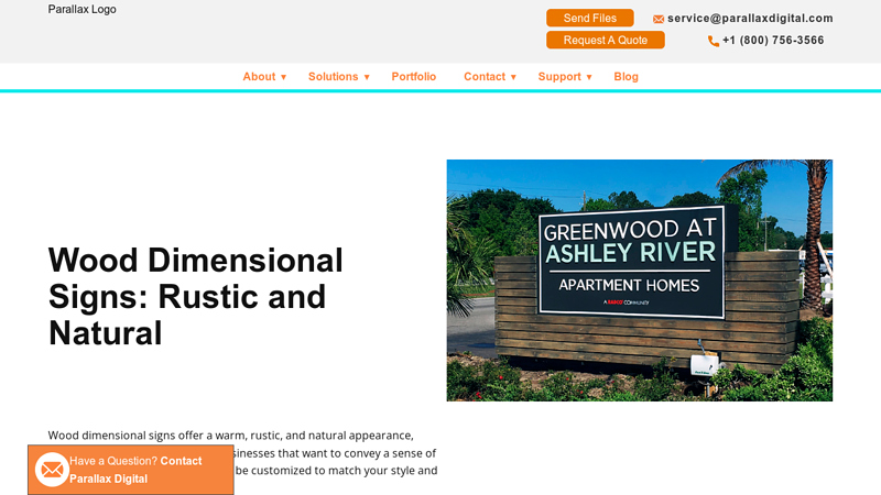 Wood Dimensional Signage