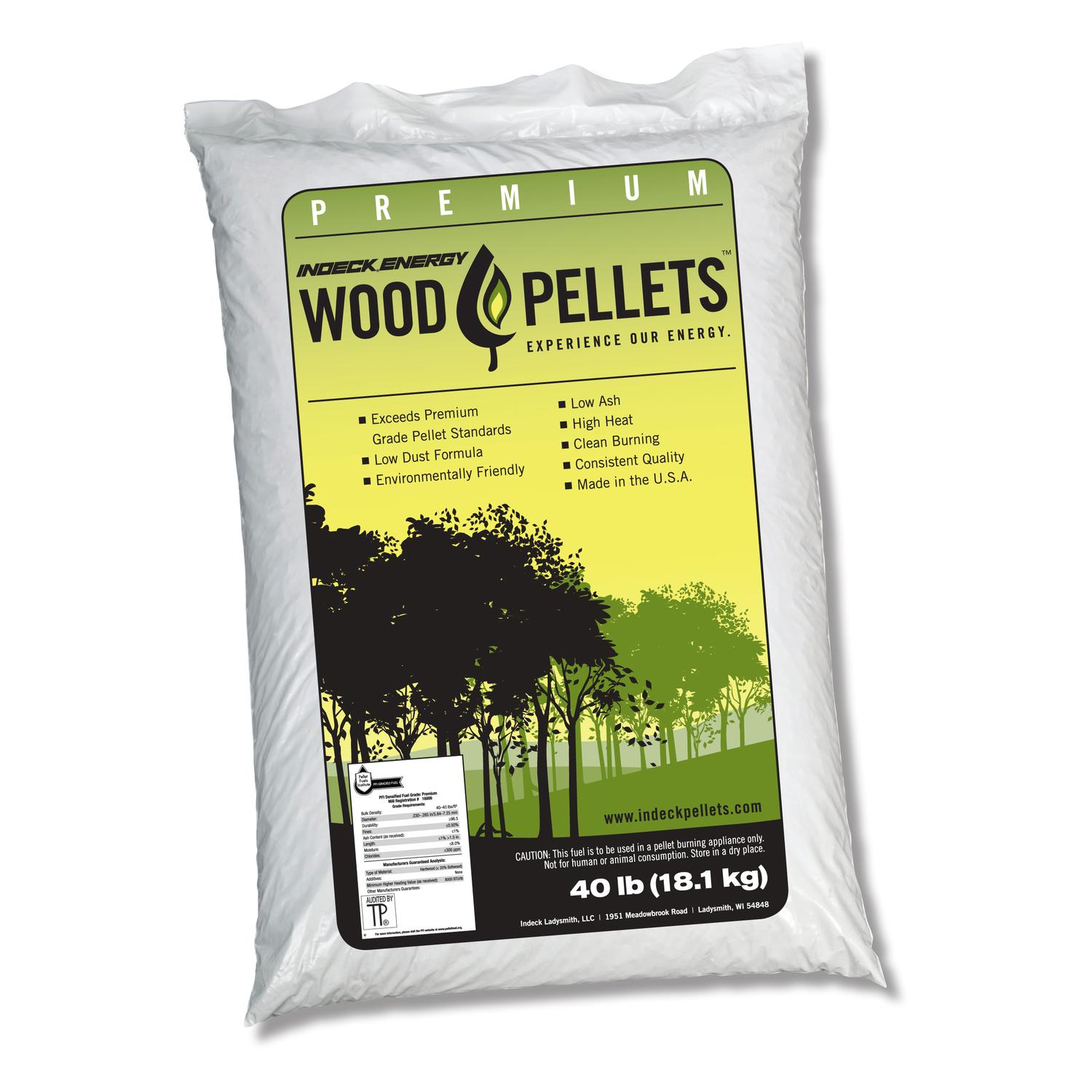 Wood Pellets for Wood Pellet Stoves, Indeck Energy Wood Pellets ...