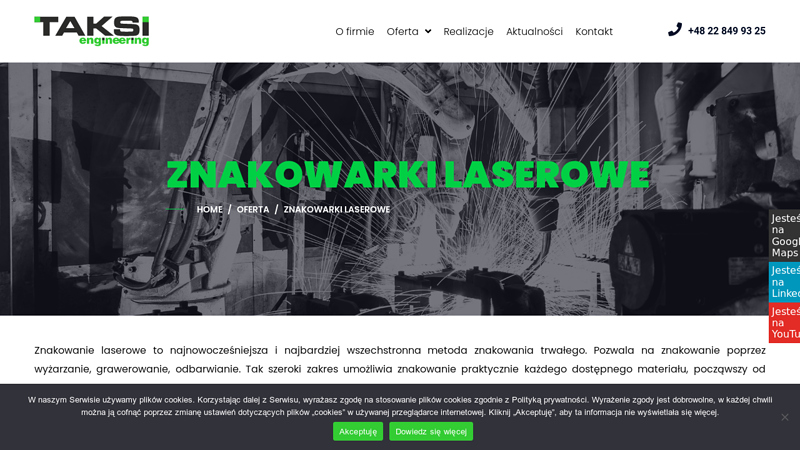 Znakowarki laserowe