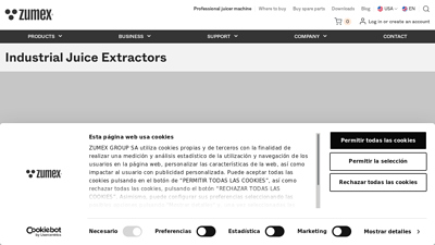 Industrial Juice Extractors | Zumex Group