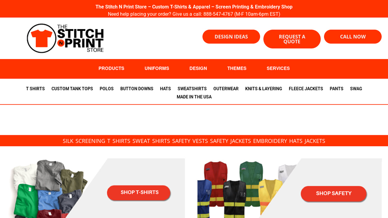 #1 Custom Embroidery, Screen Printing, T custom t-shirts