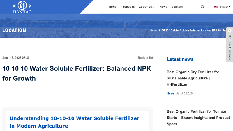 10 10 10 Water Soluble Fertilizer