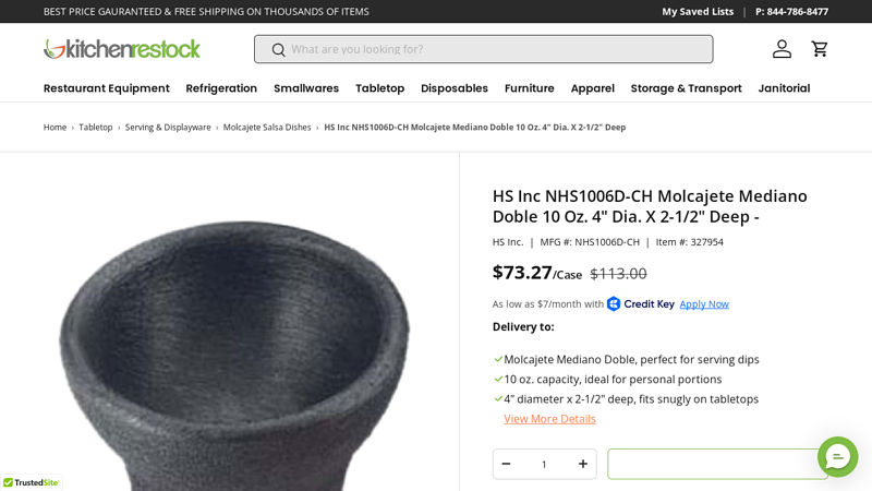 10 oz. Charcoal Molcajete 4